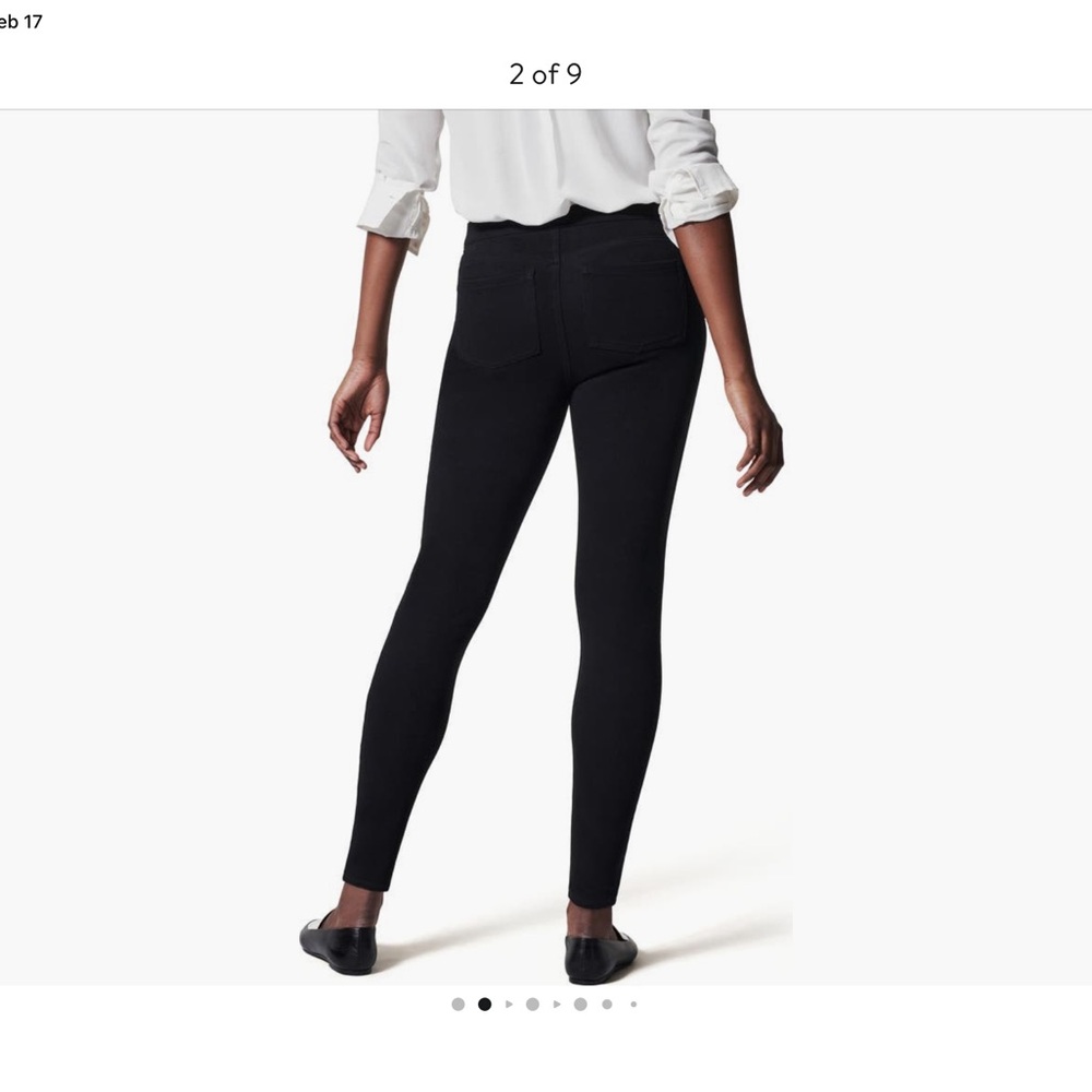 NWT Spanx Women's Black Ankle Jeannish Leggings size medium
